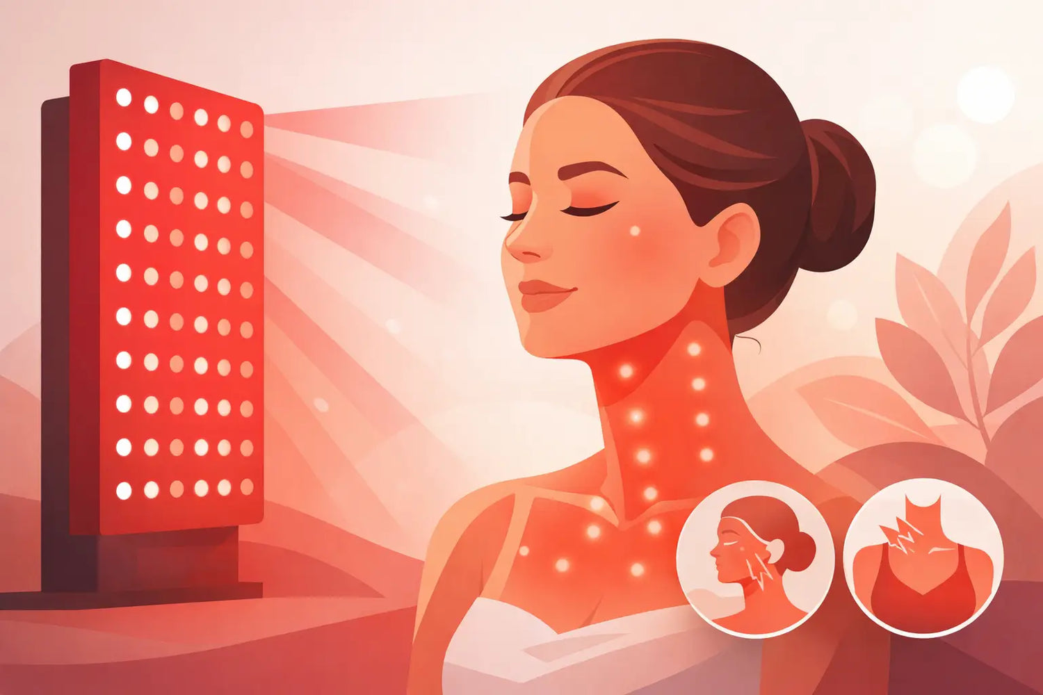 Red Light Therapy for Face Neck and Chest