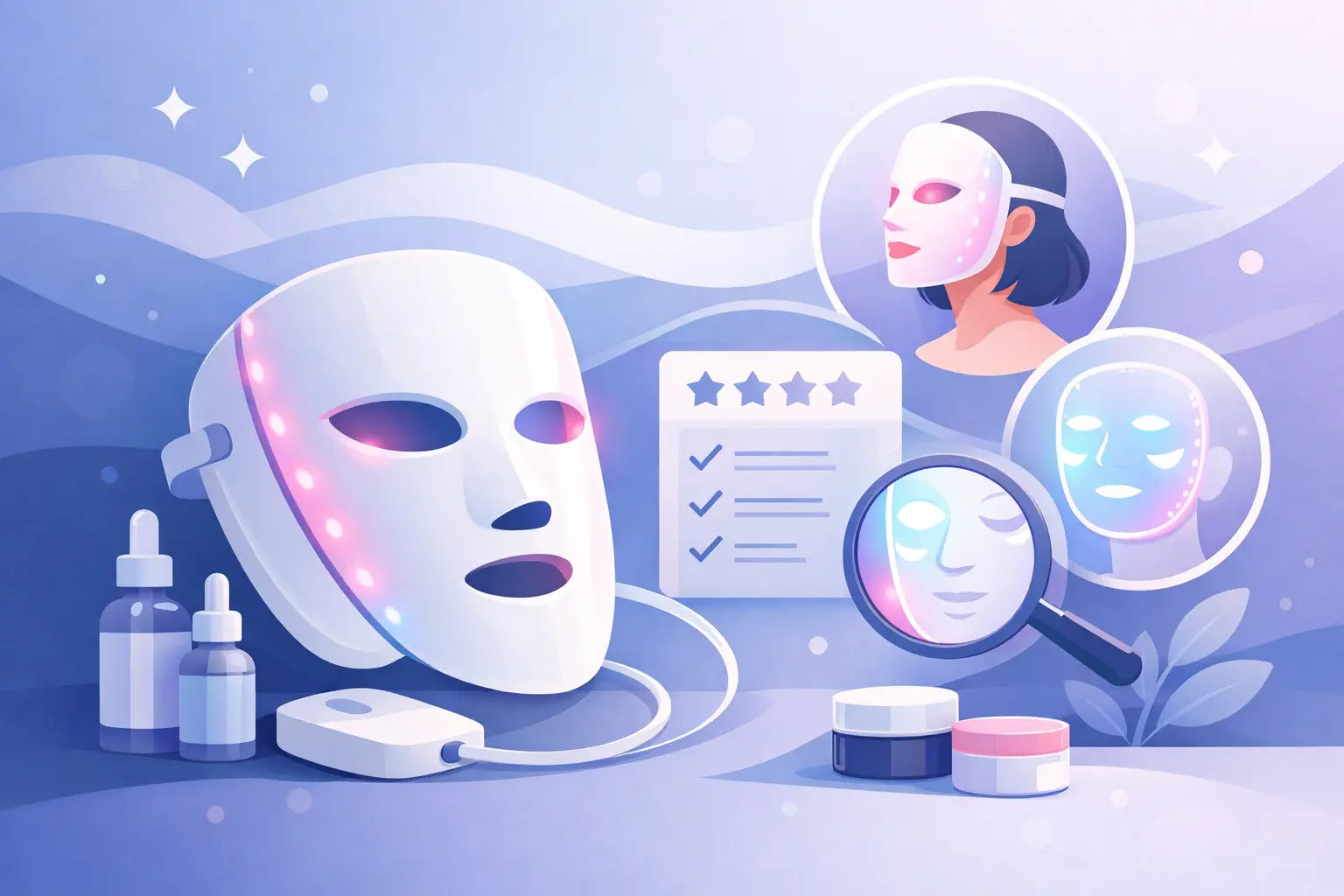 Skin LED Light Therapy Mask Reviews Guide
