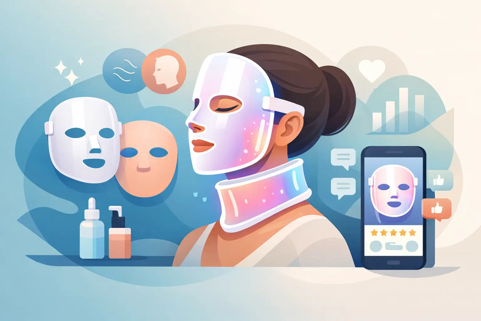 LED Face and Neck Mask Reviews That Help