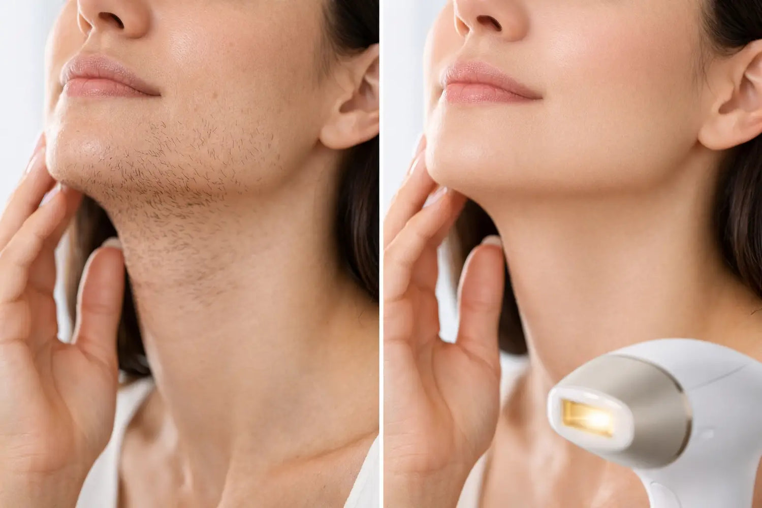IPL Chin Hair Before After: What to Expect