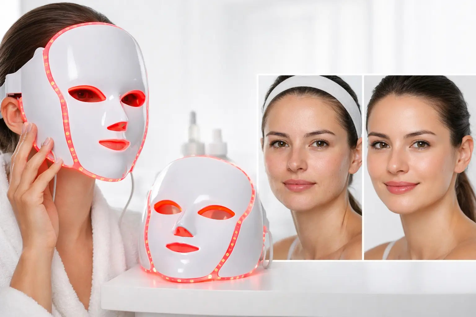 LED Mask Before After - What to Expect