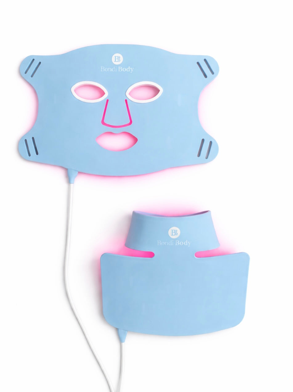 Bondi Body LED Face Neck Chest Mask | LED Light Therapy at Home